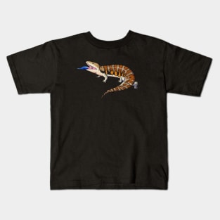 Northern Blue Tongue Skink Kids T-Shirt